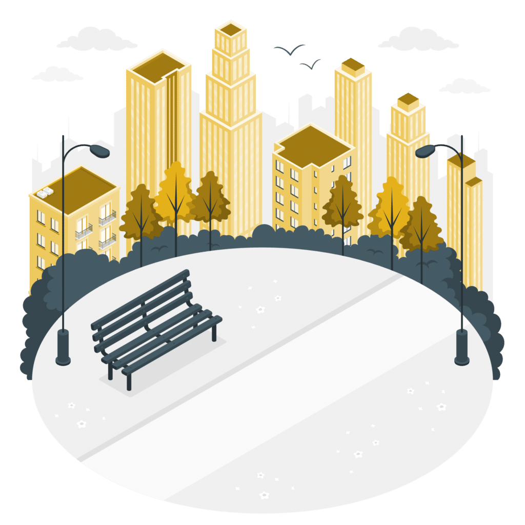 City skyline amico
