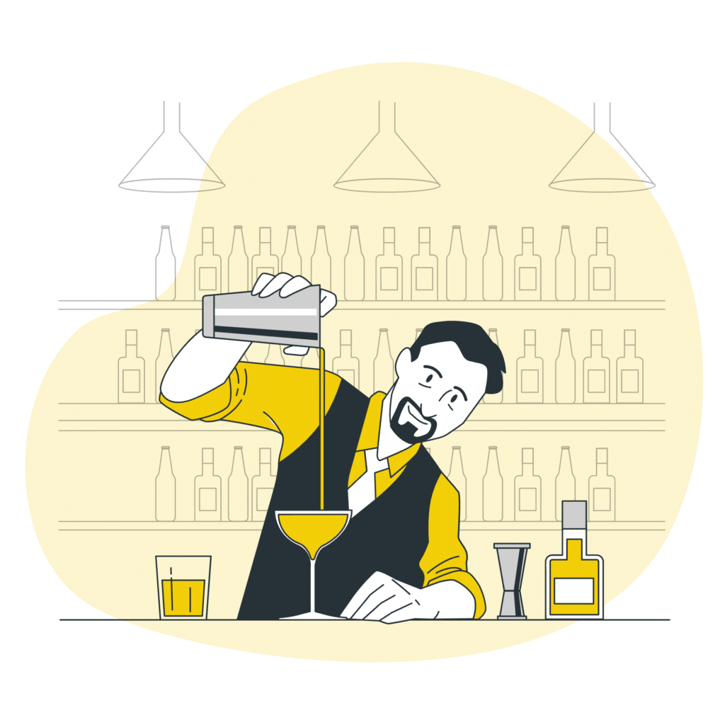 Hospitality Management 1 Cocktail bartender bro