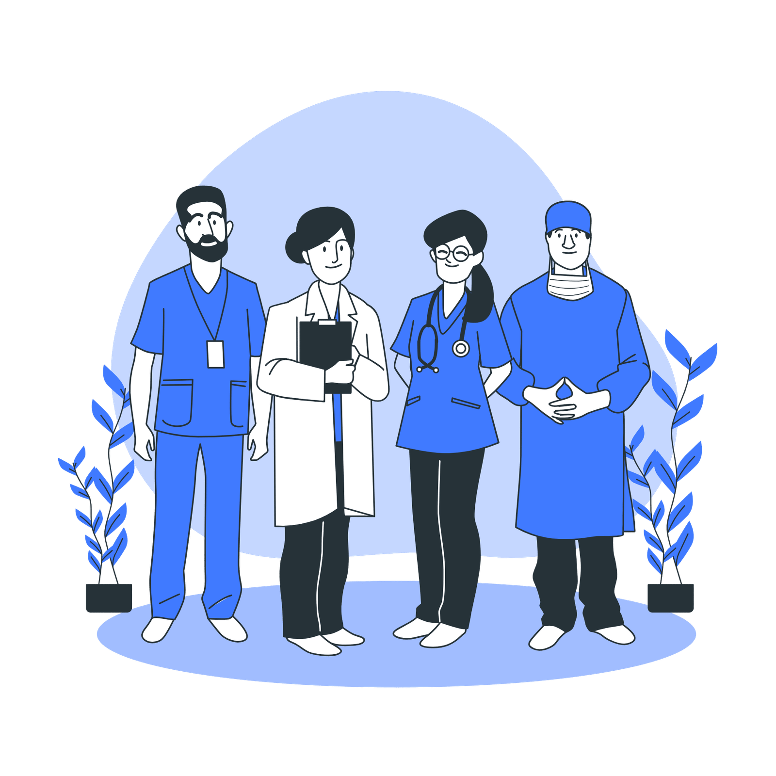 Maestría en Atención Sanitaria 3 Health professional team bro 1